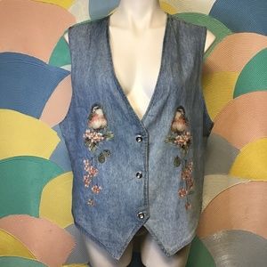 Vintage FLD Denim Vest size L